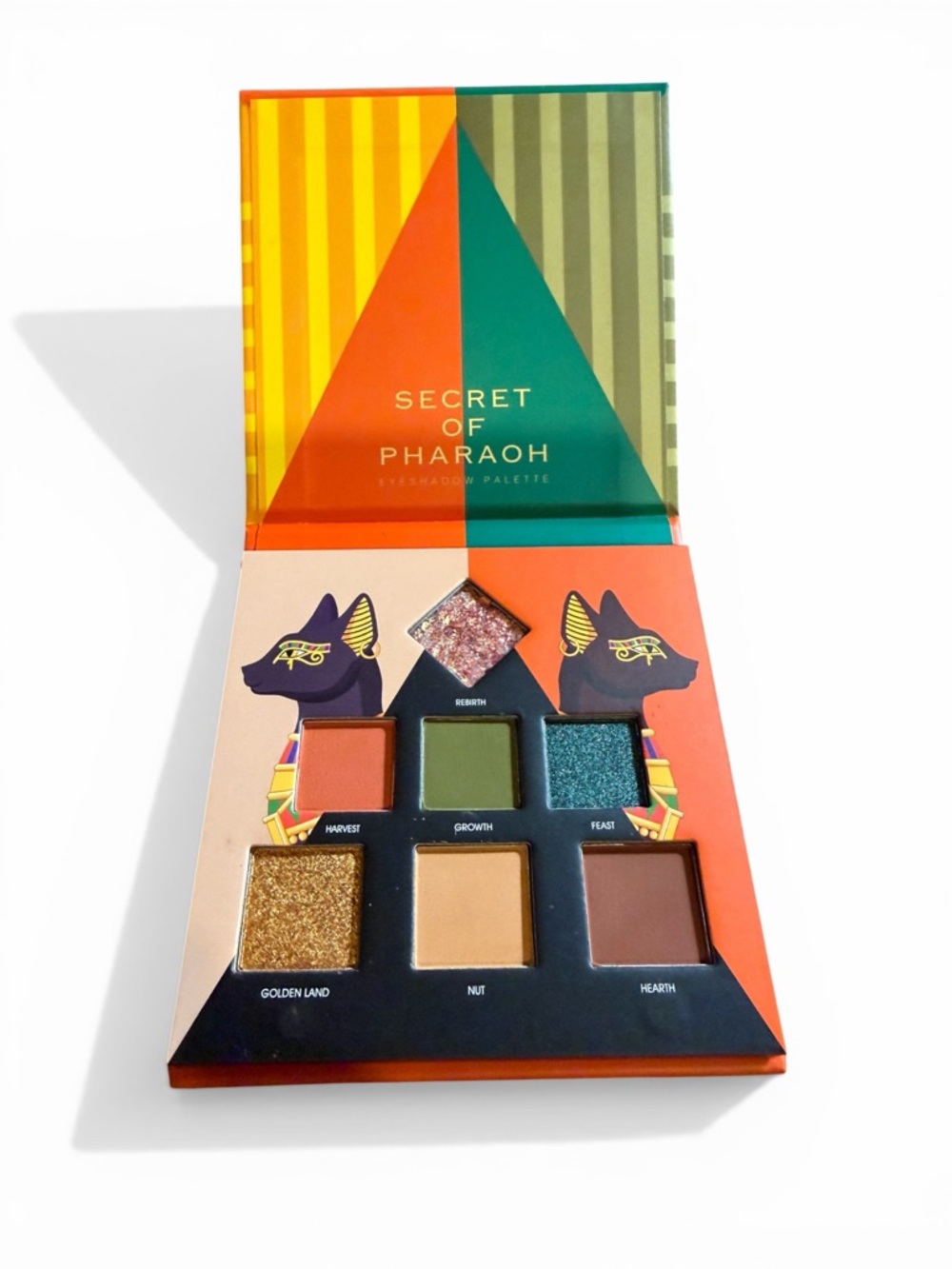 Secret of Pharaoh Eyeshadow Palette — Jewel & Earth Tones - New in Box
